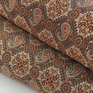 Premium Persian Termeh Textile – Woven Paisley Design