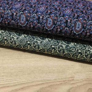 Elegant Persian Termeh Fabric – Woven Floral Paisley Design