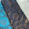 Persian Termeh Fabric - Classic Paisley Design - Turquoise