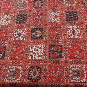 Luxury Persian Termeh Fabric – Intricate Paisley Design
