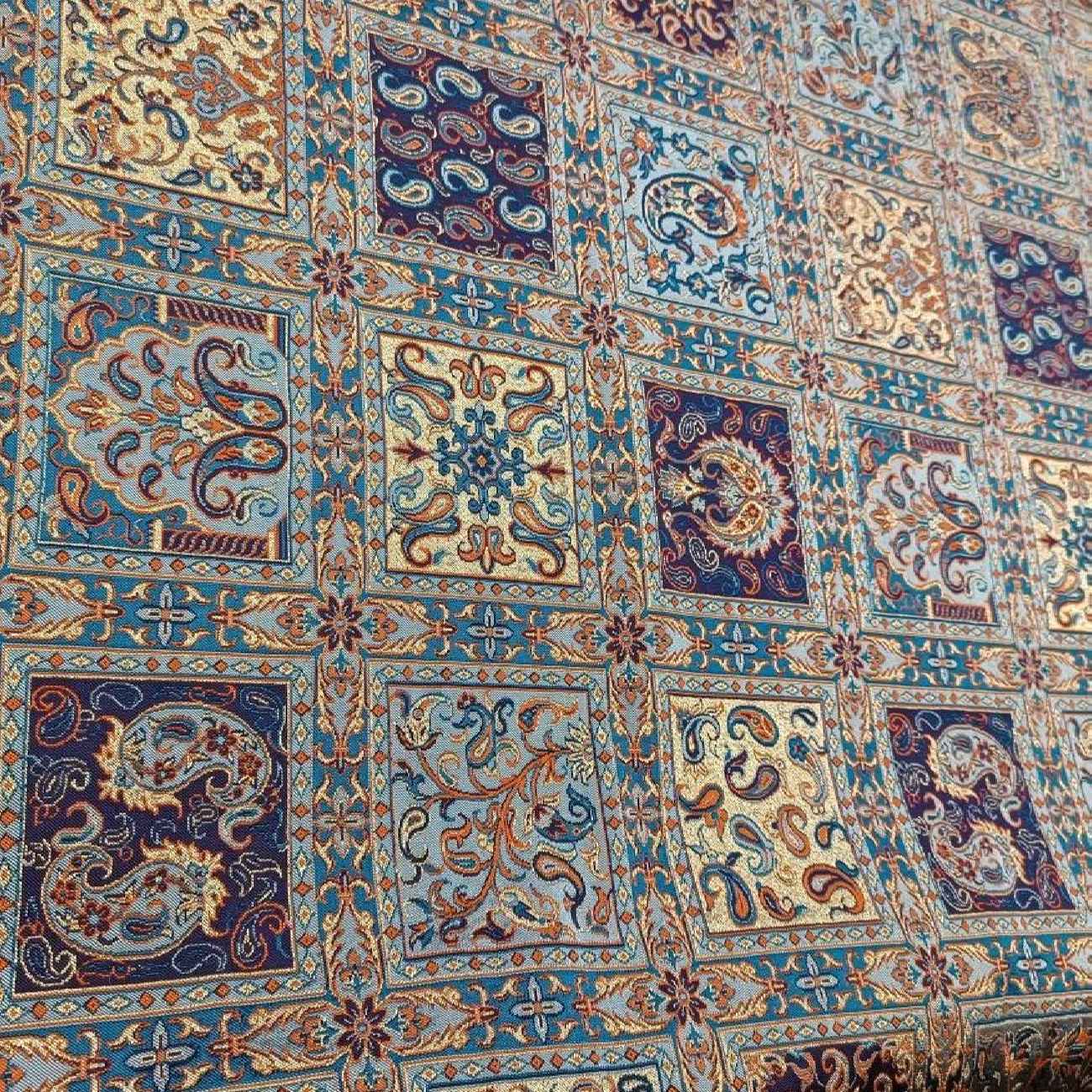 Luxury Persian Termeh Fabric – Intricate Paisley Design