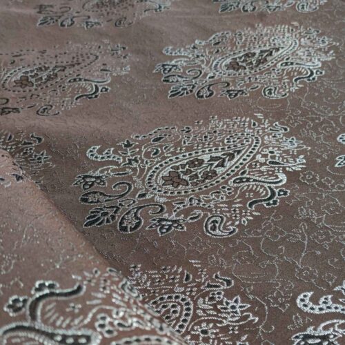 High-Density Persian Termeh Fabric - Classic Paisley Pattern