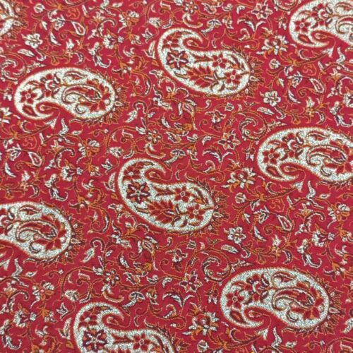 Authentic Persian Termeh Fabric - Decorative Floral Paisley Pattern