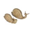 Set of 2 Snail Figurine - Unique Decorative Snails