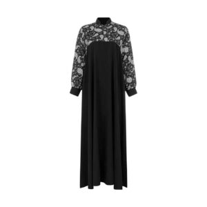 Stylish Fit Abaya for Women with Paisley Design