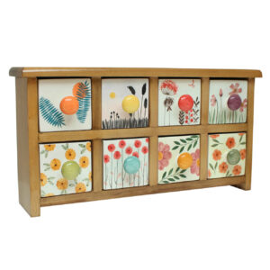 Drawer-Style Wooden Tea Organizer – Sleek Tea Storage Solution