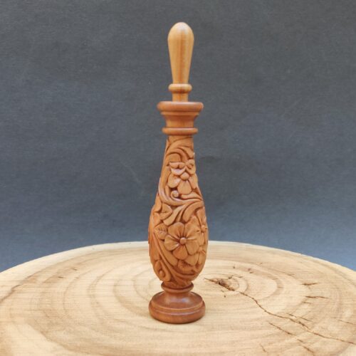 Wooden Persian Surma Dani Woodturning Kohl Holder
