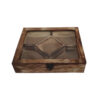 Decorative Tea Storage Chest – Classic Handcrafted Wooden Look