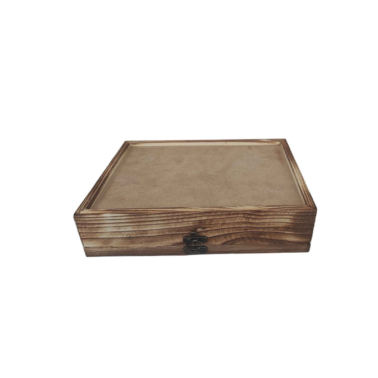 Decorative Tea Storage Chest – Classic Handcrafted Wooden Look