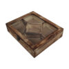 Decorative Tea Storage Chest – Classic Handcrafted Wooden Look
