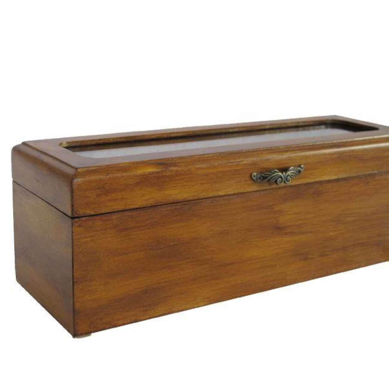 Traditional Handcrafted Wooden Tea Chest – Timeless Design
