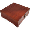 Functional Multi-Compartment Wooden Tea Box for Home Serving