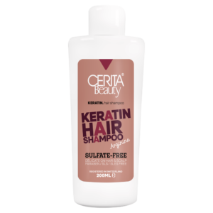 Cerita Beauty Keratin Shampoo – 200 ml for Silky Smooth Hair (x4)