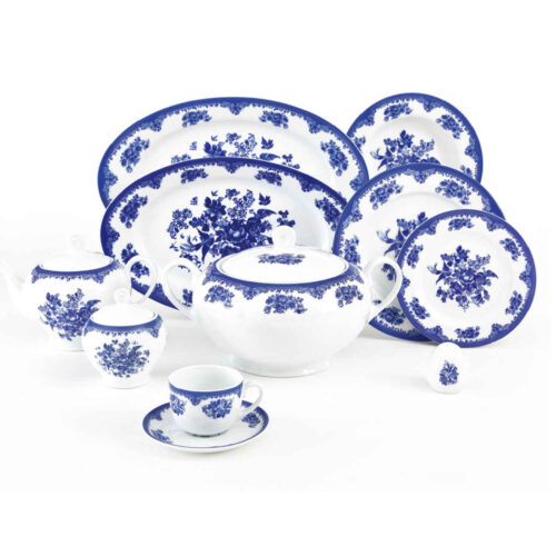 102 Piece Iranian Dinnerware Set by Zarrin Iran Porcelain