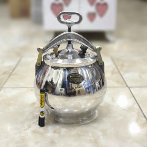 15L Afghan Kazan Pressure Cooker – Traditional Cast Aluminium Pot