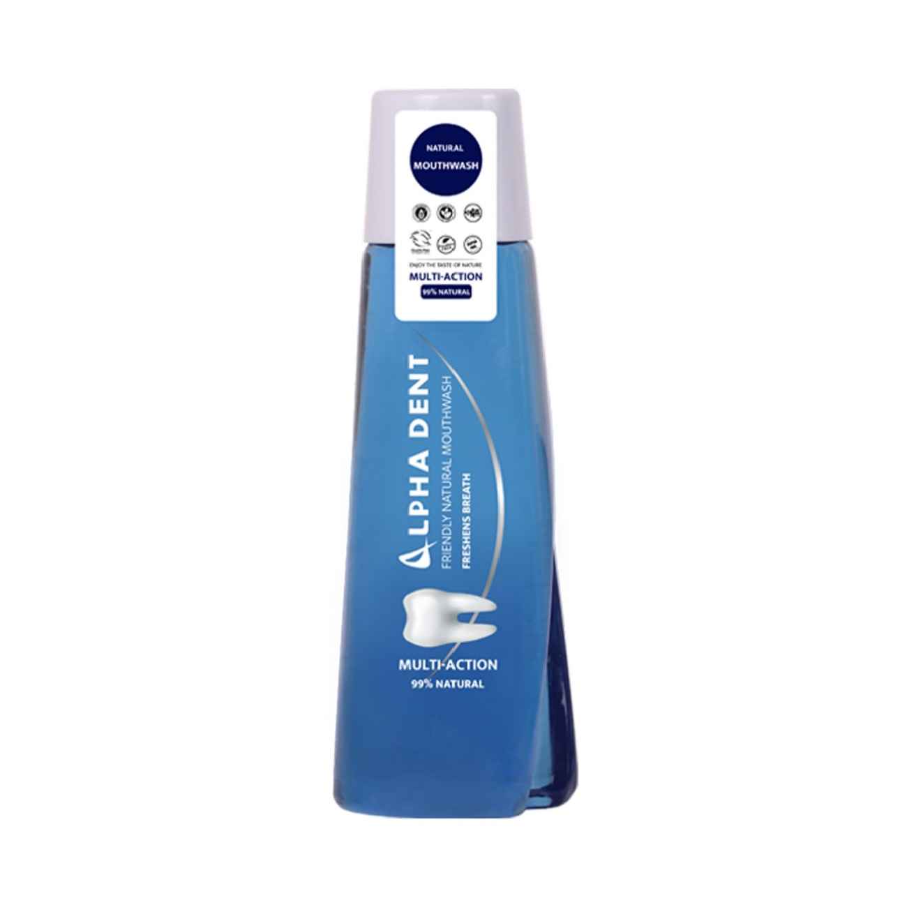 AlphaDent Natural Alcohol-Free & Fluoride-Free Mouthwash – Multi Action (x2)