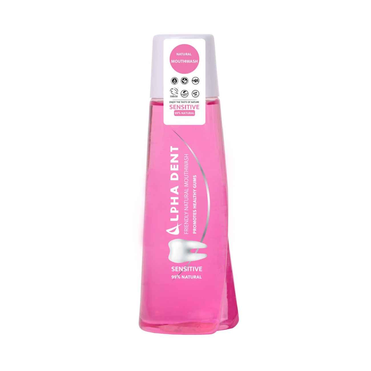 AlphaDent Natural Sensitivity Relief Alcohol-Free Mouthwash (x2)