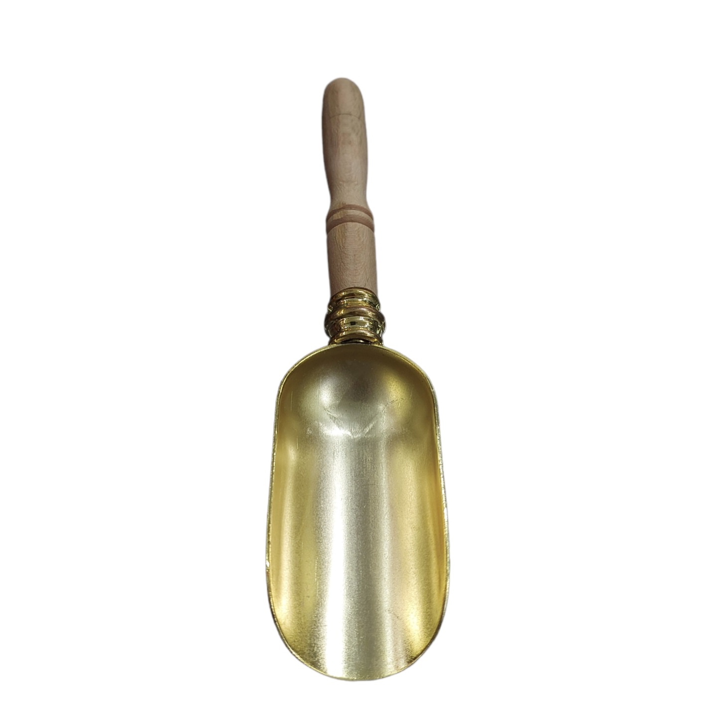 Nut Serving Spoon with Wooden Handle