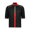 Chef's Jacket Short Sleeve for Men with Paisley Design