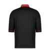 Chef's Jacket Short Sleeve for Men with Paisley Design