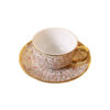 Artistic Classic Porcelain Tea Set with Golden Detailing – Sophisticated & Elegant Dining Experience