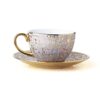 Artistic Classic Porcelain Tea Set with Golden Detailing – Sophisticated & Elegant Dining Experience