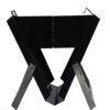 Compact Folding Campfire Grill for Outdoor Cooking