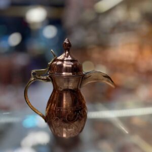 Handmade Copper Dallah Arabic Coffee Pot – Rhymnici Model