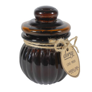 Decorative Candle Jar in Brown Suitable for Gift ‘& Decoration