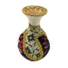 Decorative Pottery Vase, Handcrafted and Adorned with a Beautiful Persian Carpet-Inspired Pattern