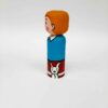Decorative Wooden Peg Doll: Tintin & Snowy Model