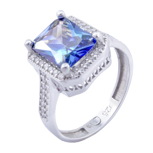 Amethyst Silver Gemstone Ring for Women – Delicate Bohemian Design