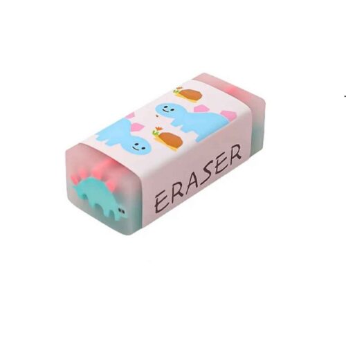 Dividable Eraser with Fantasy Dinosaur Design (Pack of 6)