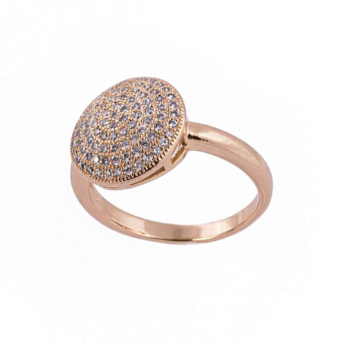 Persian Brass Rhinestone Ring for Women – Elegant Cute and Casual Design