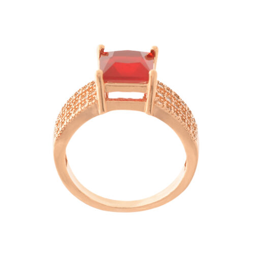 Persian Brass Rhinestone Ring for Women – Elegant Chic and Casual Design