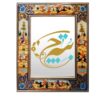 Elegance Persian Wooden Mirror Frame Khatamkari Design