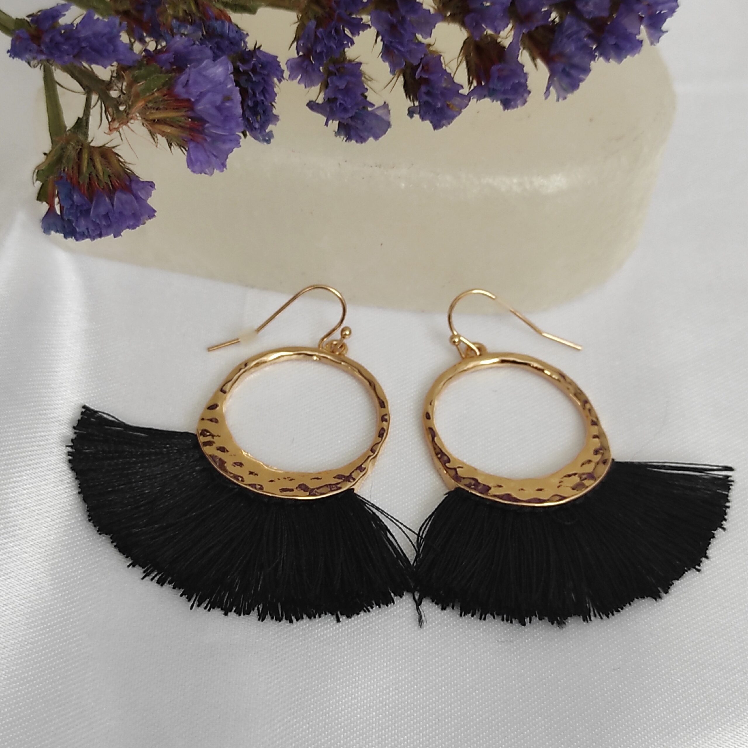 Elegant Macrame Earring Dangle
