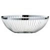 Elegant Metal Wire Fruit Basket Chic & Luxe in Silver