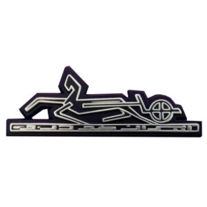 Elegant Persian Car Badges for Peykan in Silver