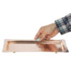 Elegant Footed Persian Copper Serving Tray - Rectangular Traditional Tray
