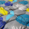 Elegant Floor Sleeping Mattress Single Size with Leaf Design