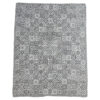 Elegant Persian Style Indoor Floor Mat with Floral Design