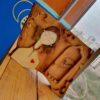 Elegant Wooden Desk Clock with Girl Design
