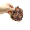 Handcrafted Bulbous Pottery Vase from Tabriz, Featuring an Intricate Persian Carpet Design for a Traditional Look
