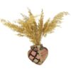 Handcrafted Bulbous Pottery Vase from Tabriz, Featuring an Intricate Persian Carpet Design for a Traditional Look
