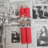 Handcrafted Natural Beeswax Pillar Candle Set of 2