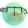 Handcrafted Rhinestone Battoulah Mask Gulf Burqa
