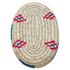 Oval Wicker Storage Basket - Sustainable Cream Design