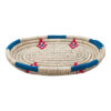 Oval Wicker Storage Basket - Sustainable Cream Design