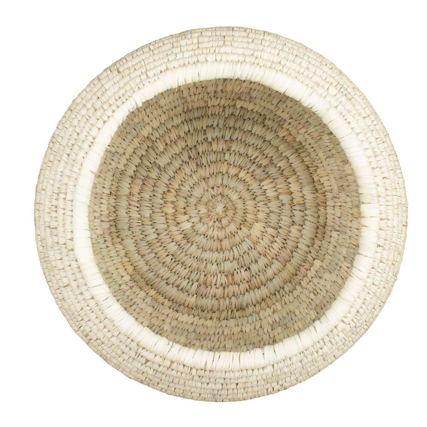 Round Wicker Organizer – Handwoven with Lid